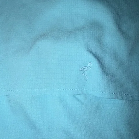 Columbia Shirt Women Small Blue Button Up Fish Angler Vented Long Sleeve PFG - Picture 9 of 12